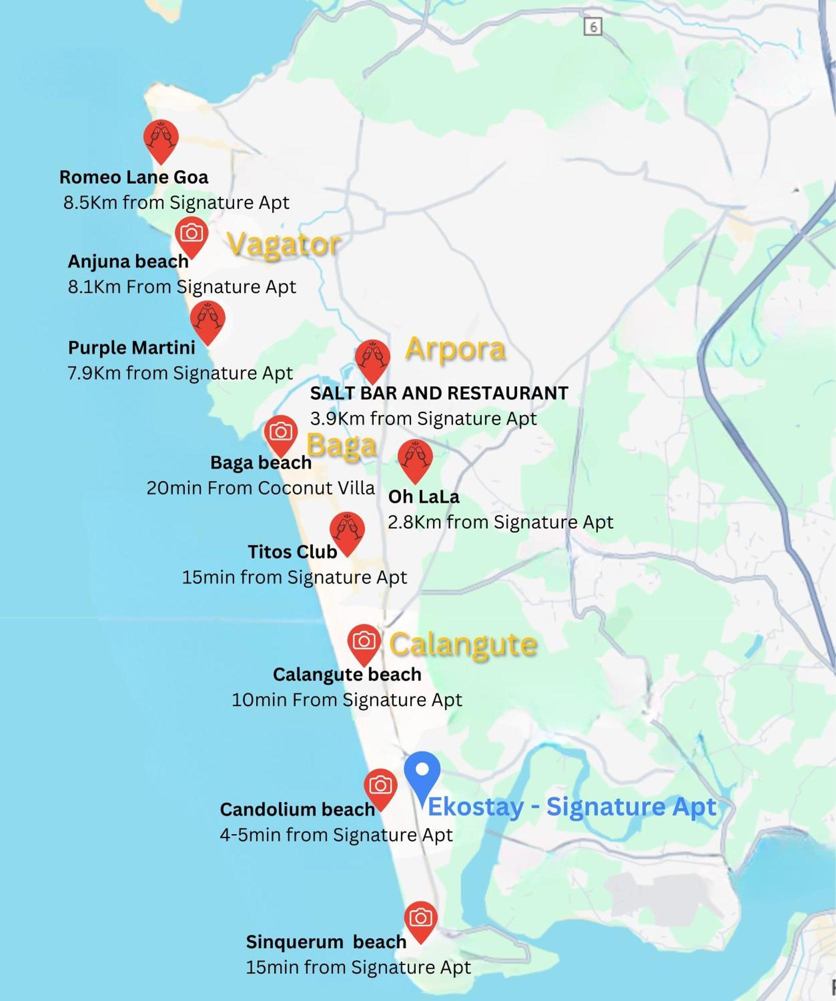 Ekostay - Signature Apartment Candolim Exterior photo